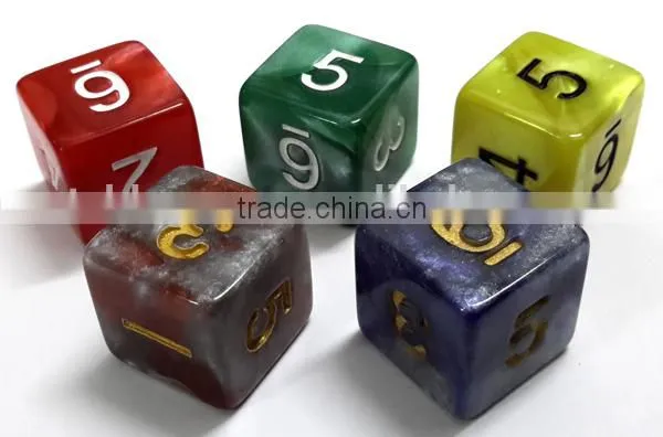 High quality polyhedral dice for board game