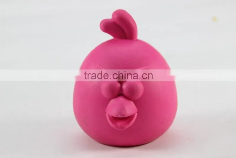 Thermoplastic rubber cartoon bird pet dog chews dog supplies