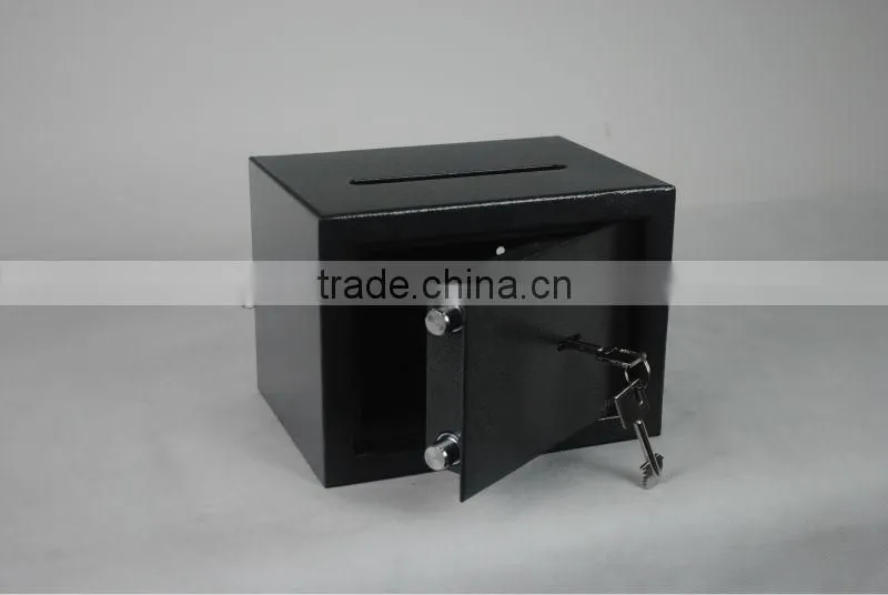 Mini and cheapest mechanical key metal safe for private use