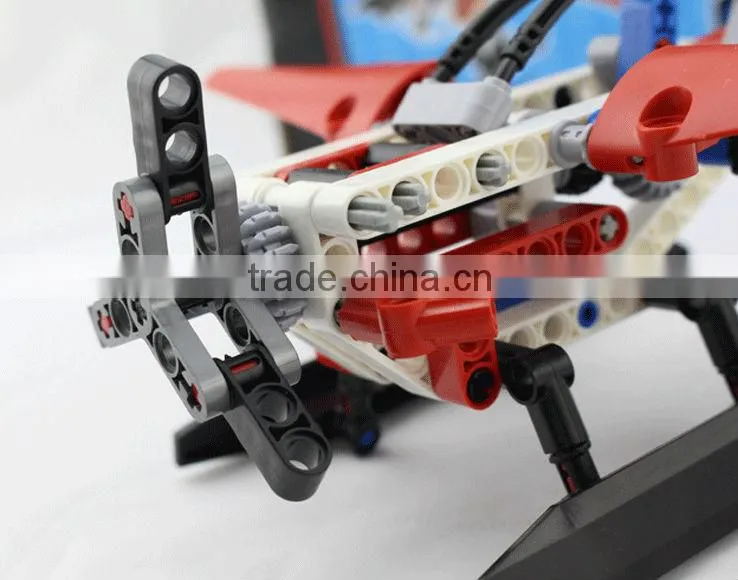 Decool bricks Airplane 116pcs Transport Series Helicopter Seapland Model Building Block Sets Educational DIY Toys for children