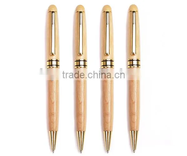 industrial price promotional wooden ball pen for office writing