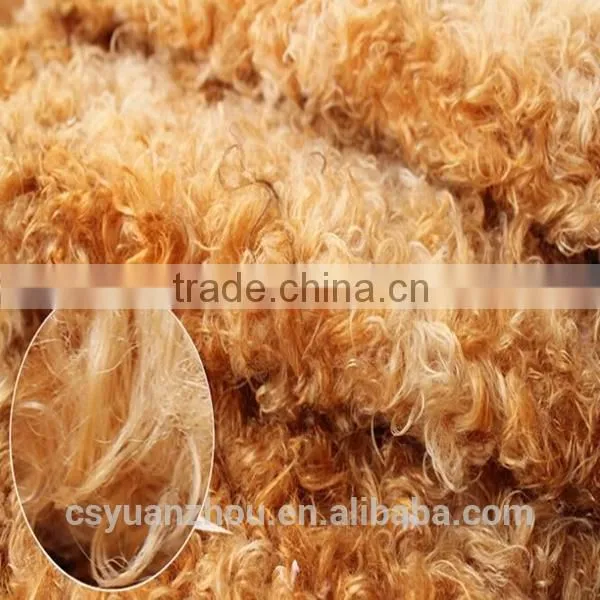 Korea curly fleece fabric tie dye fake fur fabric