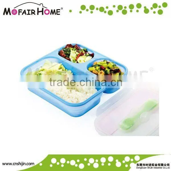 Popular lock lids silicone insulated food container