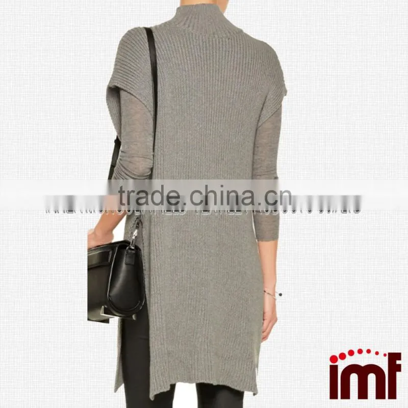 Cashmere Sleeveless Cowl neck knit Dress