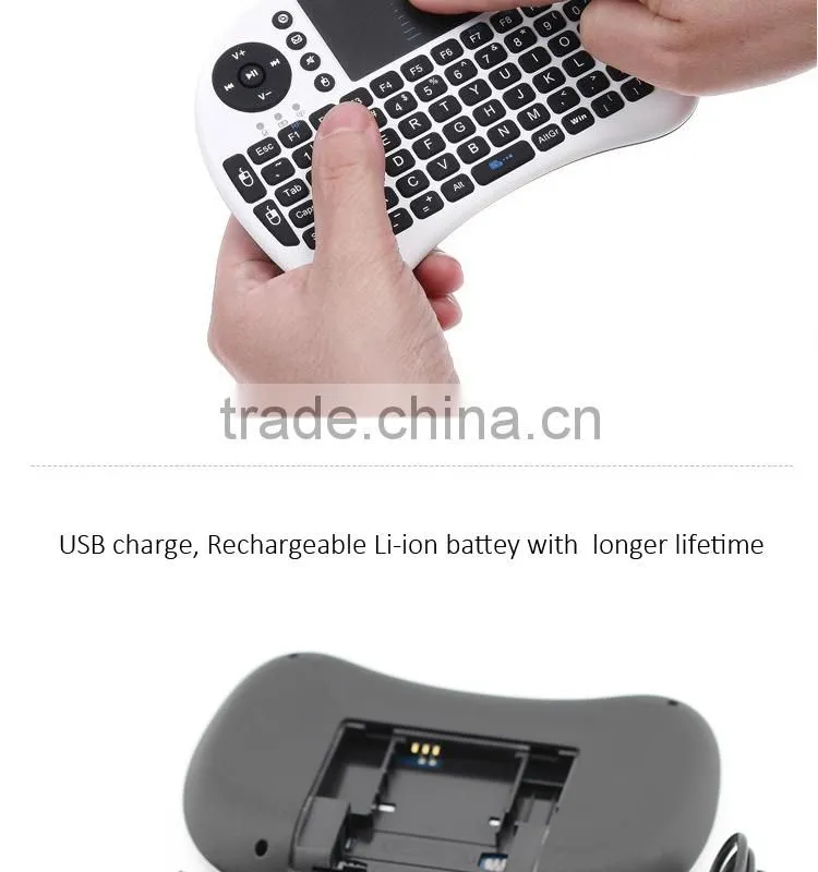 Low cost best seller wireless flexible keyboard & mouse with touch pad
