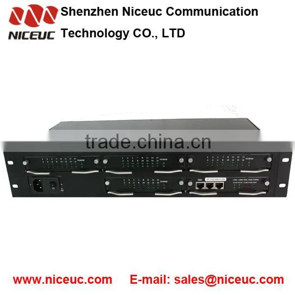 16,24,32,48,64 FXS/FXO ports VoIP gateway for IPPBX