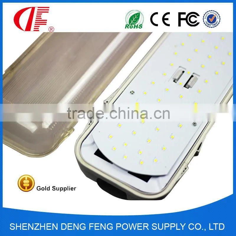 2ft 10W IP65 LED Tri-proof Emergency light, emergency tri-proof light with CE RoHS, FCC approved 3 Years Warrant
