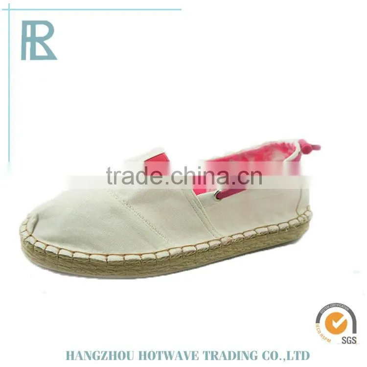 fashion jute espadrille shoe sole