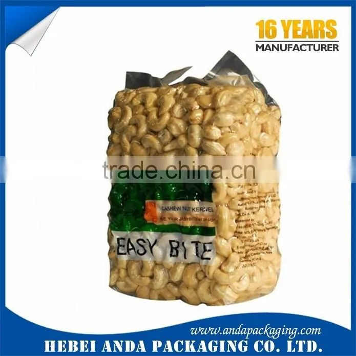 Food Grade Vacuum Packing Bag Plastic Cashew Nut Packaging Bag