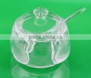acrylic sugar pot & jam set / sugar & jar set