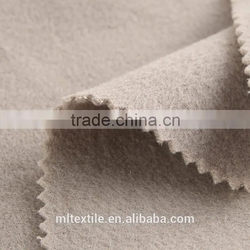 high-grade double-sided pure wool woolen fabrics cashmere woolen cloth