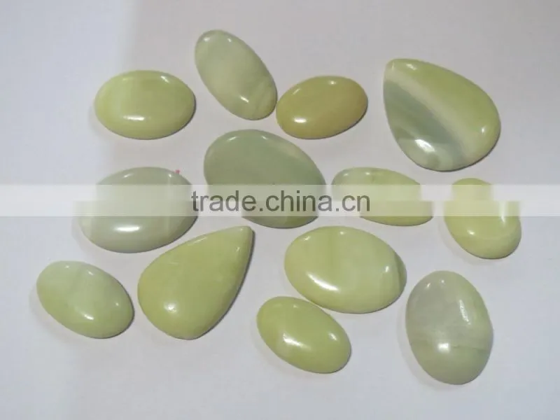 Lemon Jade stone Cabochons loose gemstones