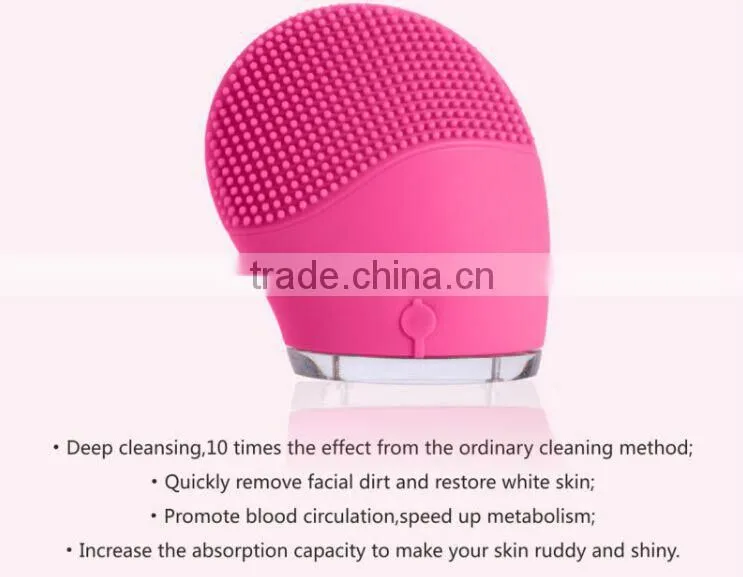 Mini Super Cool Face Cleansing Silicone Facial cleaner