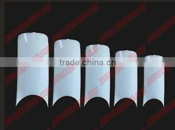 New Arrivals salon DIY natural acrylic nail tips, full cover false stiletto nails,500 pcs+100 pcs fake nail tip+10 Sizes