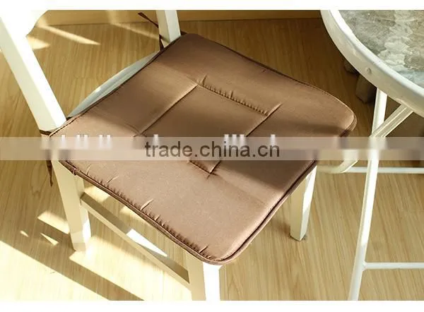 Spring and Autumn Brown Seat Foam Chair Pad Ties Chair Pad