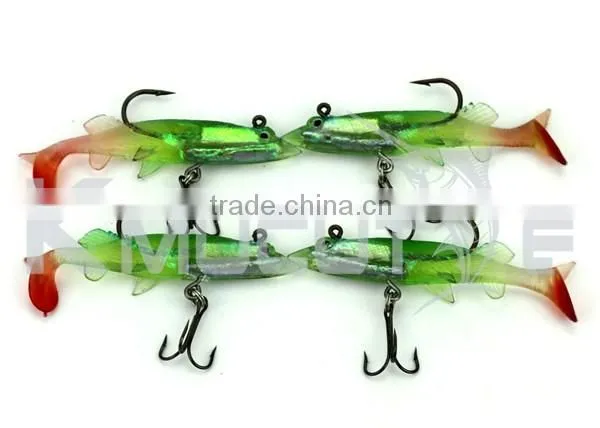 CH14SF11 Lead shad lure soft fishing lure 10cm 20g shad bait soft fishing lures