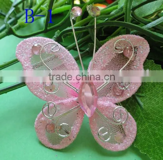 Silk Stocking Butterfly for Home Decoration