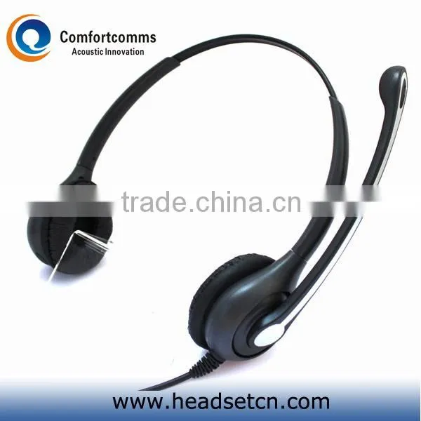 Super lightweight call center USB headset with volume control HSM-602FPQDUSBC
