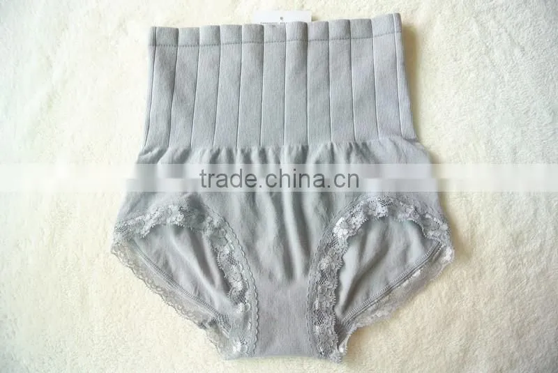 Panties Factory Women High Waist Seamless Underwear Young Girl Cotton Panty
