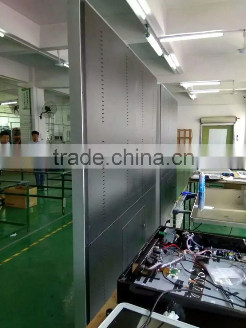 84 inch floor standing horizontal LCD monitor LCD digital signage player advertising player