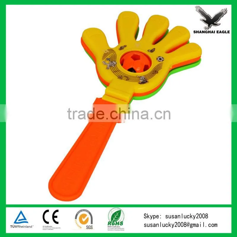 Logo Printed Plastic Cheering Hand Clapper (directly from factory)