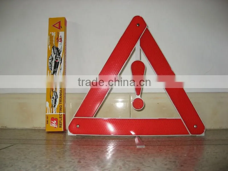 High Visiblity road traffic signs Certification car triangle warning sign