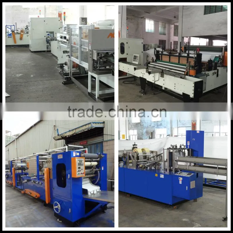 HX-380 Sale restaurant folding and printing paper napkin making machine price