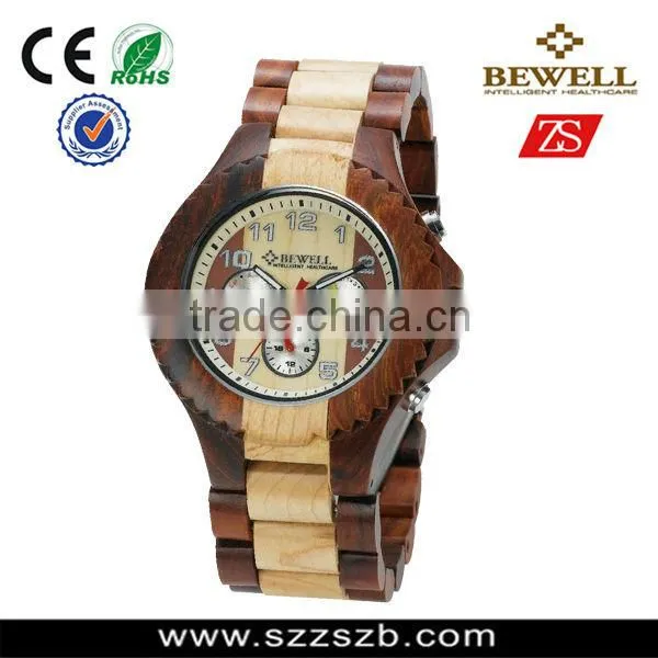 Top sale Elegance Fashion charming competitive price men waterproof wood watch