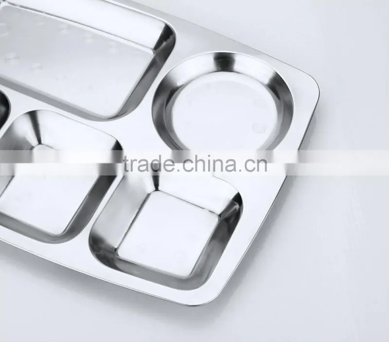dining tableware divided food face lunch plate