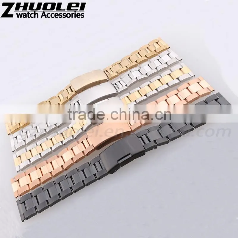 18|19|20|21|22|23mm Stainless steel bracelet wristbands waych band