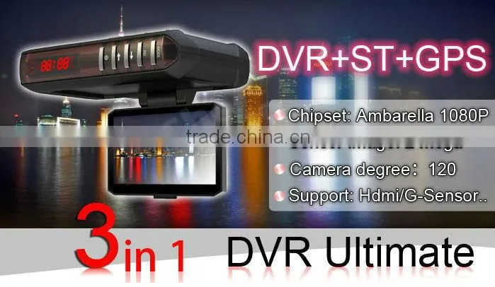 2.7 Inch Radar of Driving GPS G-Sensor Strelka Radar Car DVR Radar Detector