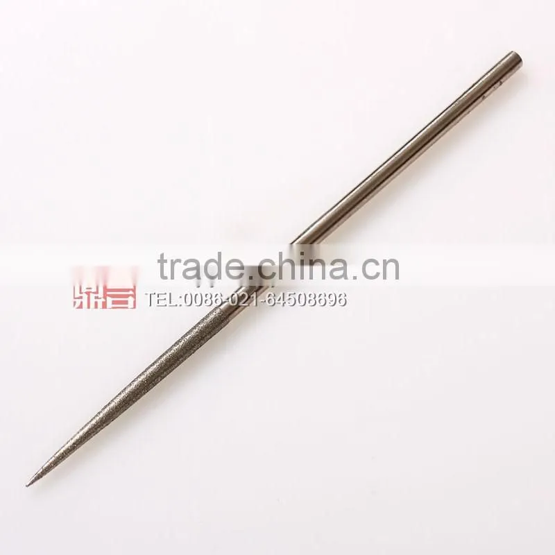 China cheap New 10pc different shapes diamond needle file set diamond file set with plastic handle
