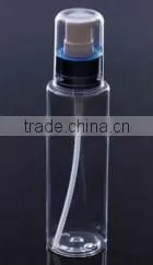 120ml spray clear cosmetic plastic bottles