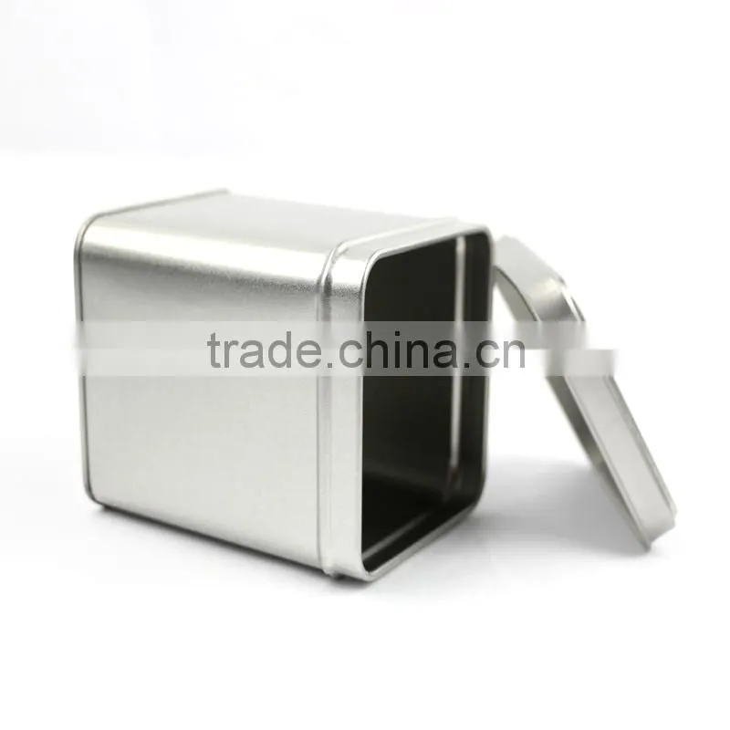 OEM glossy lamination varnish printing square metal lipstick container