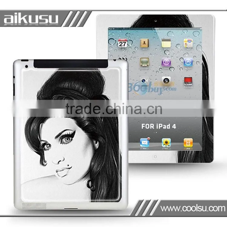 wholesale water transfer printing case covers for iPad mini iPad 4 case, cellphone sticker case