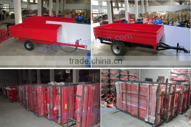 four wheel farm flat pack trailers,flatbed semi trailer for tractor used,transporter for agriculture wood forest trailer