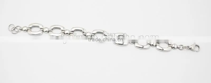 316L Stainless Steel Link Chain Bracelet and Necklace Jewelry Set