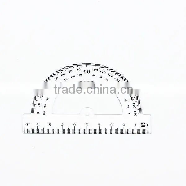 Hot Sale High Quality 20cm Geometric Plastic Ruler Triangle Protractor Set