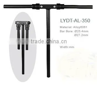 Alloy foldable handle bar for scooters