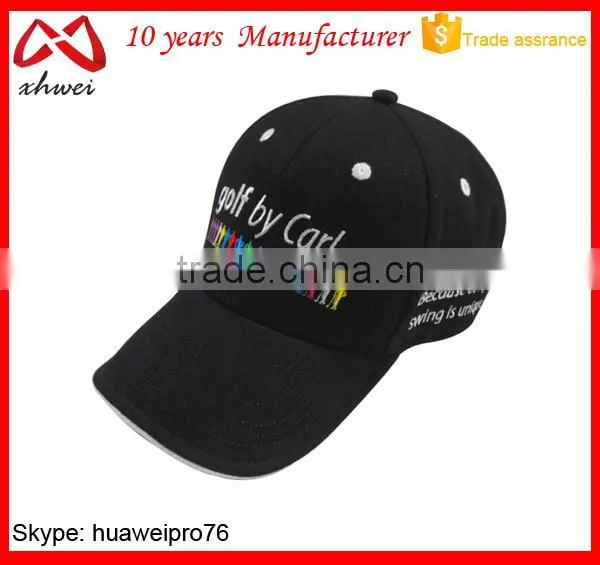 Manufacturer China Cheap Golf Sports Cap High Quality OEM Design Golf Cap