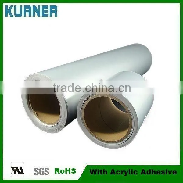 ROHS white pvc self adhesive film material