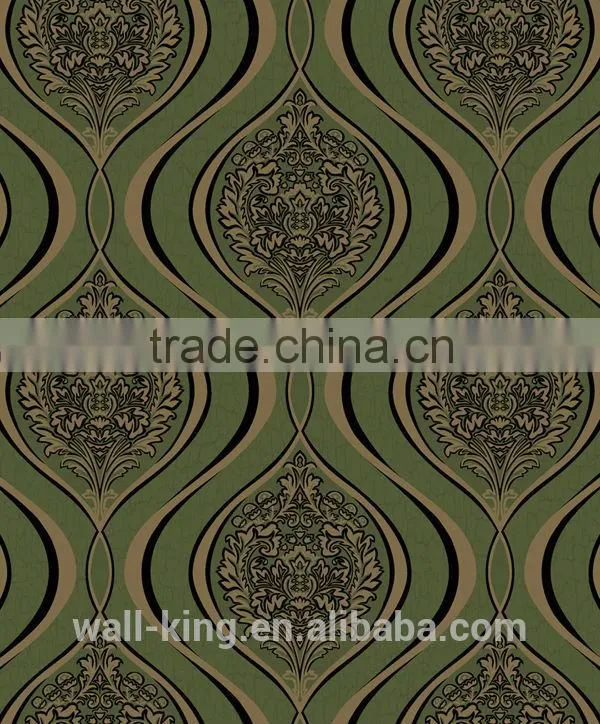 chinese royal style wallpaper green grass color