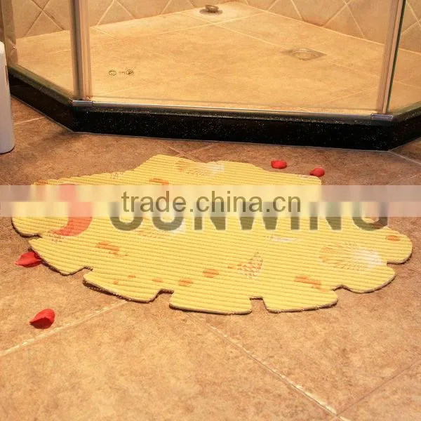 New Product Bathroom mat ! PVC Patchwork Anti-slip Bathroom mat