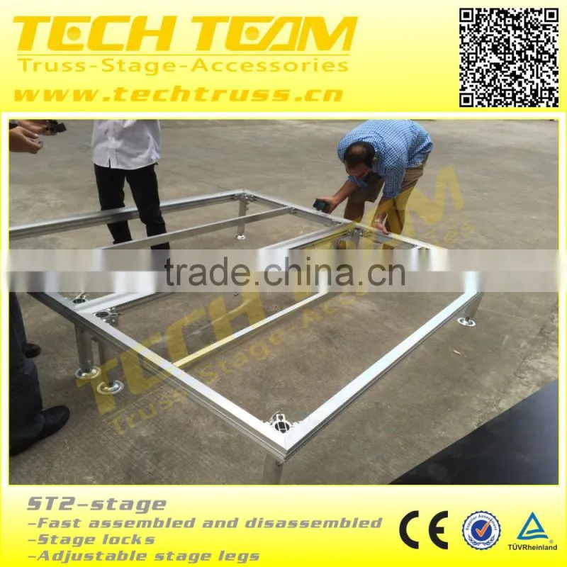 ST2 Adjustable Portable Outdoor Stage For Sale