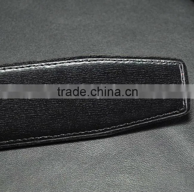 All colors litchi textured both side genuine cowhide leather straps for sale