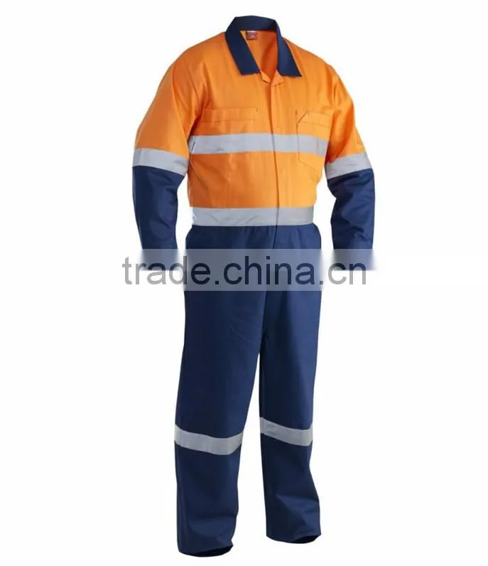 Long Sleeves Polo With high visibility Reflective tapes Contrast Color
