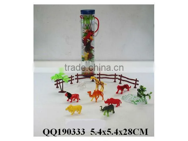 Animal play set, set toy, plastic animal toy