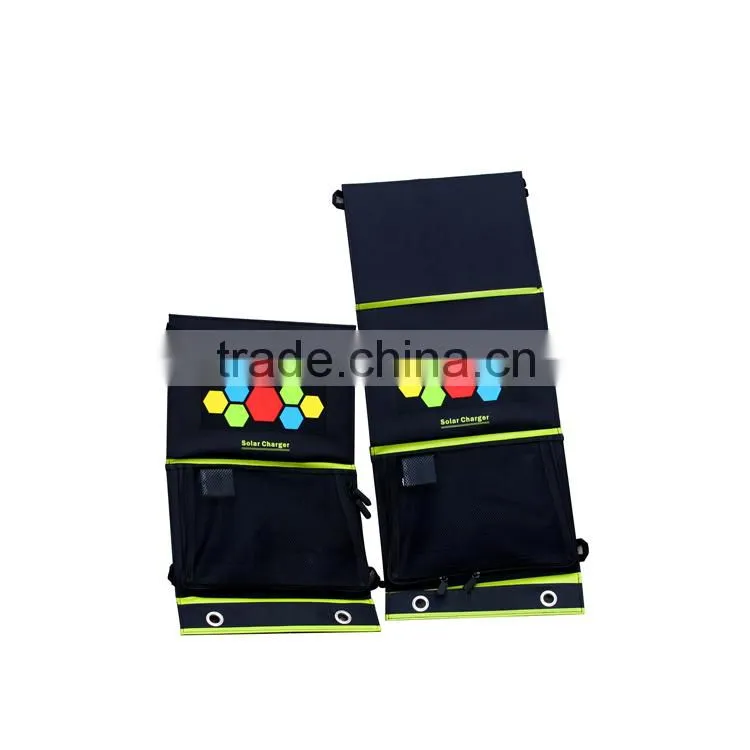 hot sale factory price solar charger foldable 15W solar panel from Shenzhen