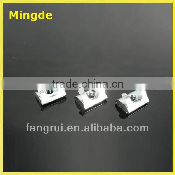 T nuts/ T slot nut with spring lead for Aluminum profile slot 8