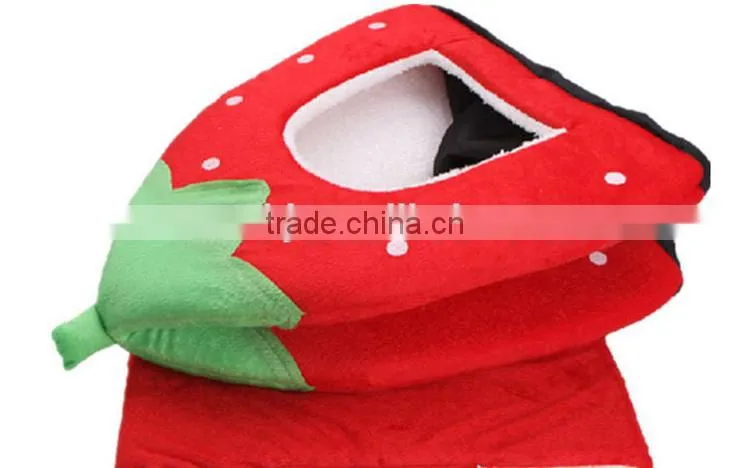 Cute Strawberry Dog House Dog Bed House